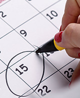 dentiste calendrier