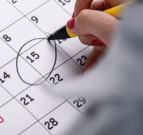 dentistes calendriers